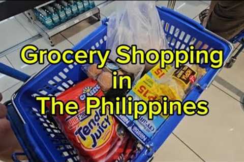 Grocery Shopping in The Philippines | Quick grocery run | SM Megamall | Bacolod Chicken Inasal ,CBTL