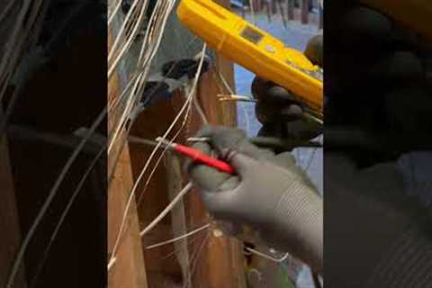 How to trace electrical wires like a PRO (the BEST way) #electrican #electrical #electricity