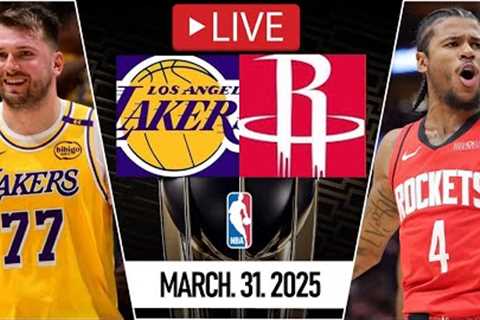 NBA LIVE! Los Angeles Lakers vs Houston Rockets | March 31, 2025 | Rockets vs Lakers NBA LIVE 2K25