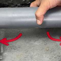 Plumbers Never Want You To Know This! Easy Way To Connect Pipes