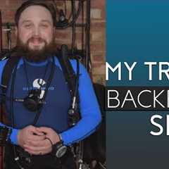 My Light Travel Backplate | Safe Diving