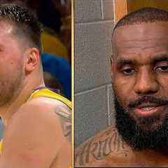 LeBron James on Luka Doncic's Ejection & Loss vs OKC Thunder, Full Postgame Interview