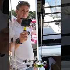 'The concept of a Bali is inside-outside living. So, one saloon space that can be closed off' #yacht