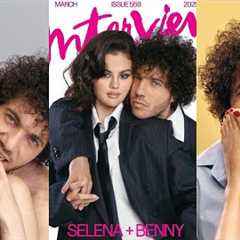 Selena gomez stuns for interview magazines with fiancé benny blanco