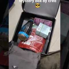 unboxing mystery box by cred 😌😇🥳🤠🤓👻🤪🤯