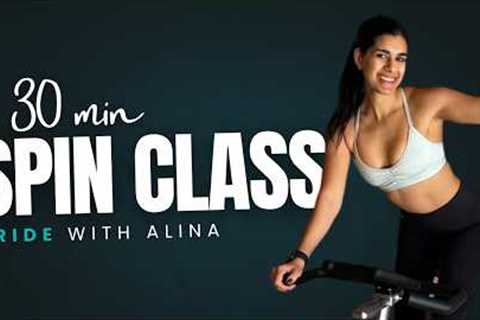 30 Minute HIGH ENERGY HIIT Spin Class
