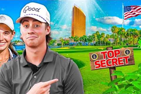 We Played Donald Trump's Secret Golf Course..