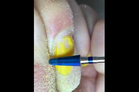 Damage free gel manicure removal (filing off method)