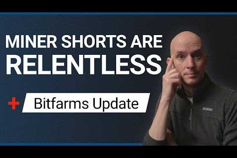 Latest Data On Bitcoin Miners Short Interest? Bitfarms Update! Followed by Q&amp;A!
