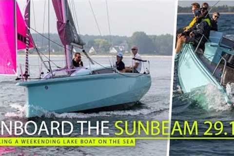 Sunbeam 29.1 - see what this contemporary weekender with fresh ideas is like to sail