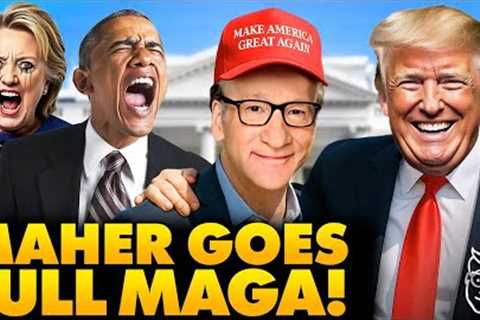 Libs FREAK As Bill Maher TURNS on Democrats, Embraces Trump at White House | 'This Was Awesome!'
