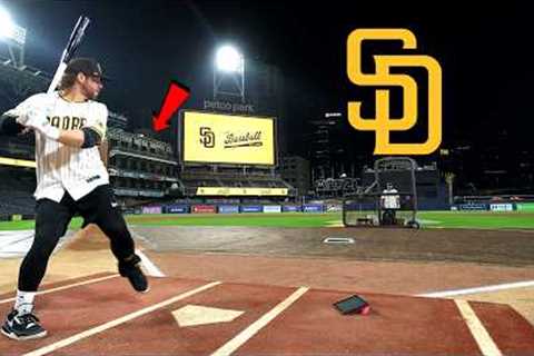 Can we hit the farthest ball ever hit at Petco Park? @Padres