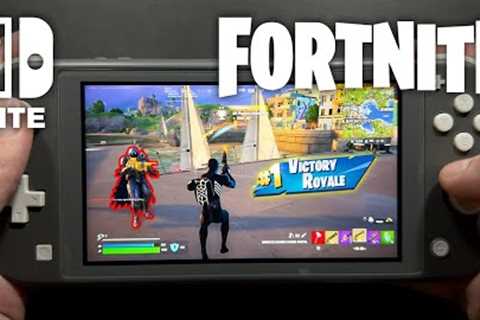 Fortnite on Nintendo Switch Lite #740