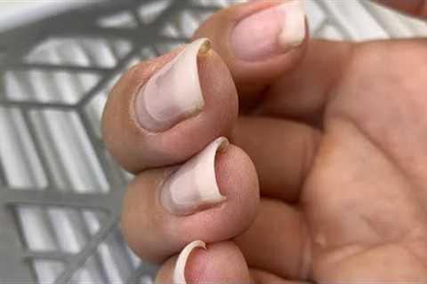 Gel overlay with non dominant hand 😮🫠