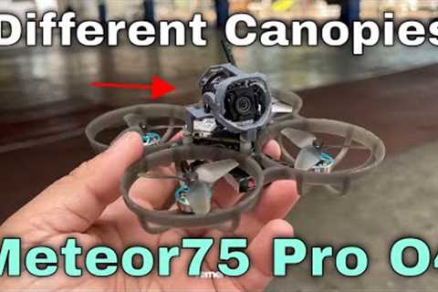I created different camera canopies for the BetaFPV Meteor75 Pro O4 lite to fix the jelo