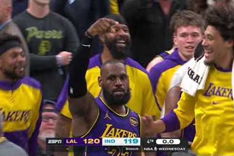 LeBron Tips It In At The Buzzer! #TissotBuzzerBeater