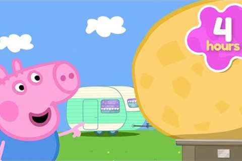 The GIANT Potato 🥔🚐🗺️ | Peppa Pig Full Episodes | 4 Hours of Kids Cartoons