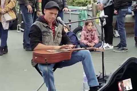 Street Guitarist absolutely BLOWS the crowds mind.