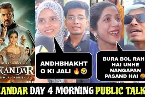 SIKANDAR DAY 4 MORNING SHOW PUBLIC REVIEW | SIKANDAR MOVIE REVIEW