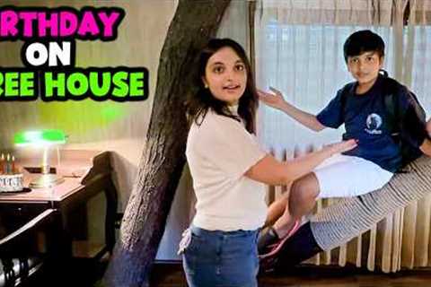BIRTHDAY ON TREE | Pihu ka birthday celebration | Aayu and Pihu Show