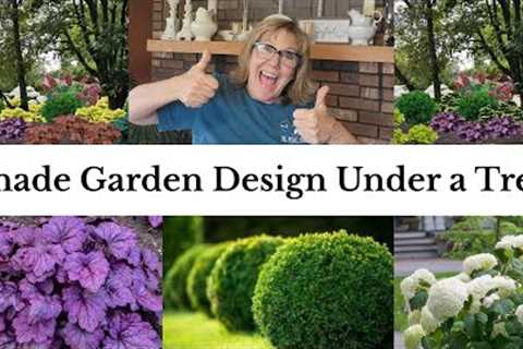 Landscape Design Ideas-Shade Garden Under a Tree