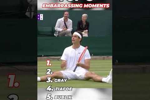 Top 5 Embarrassing Moments in Tennis