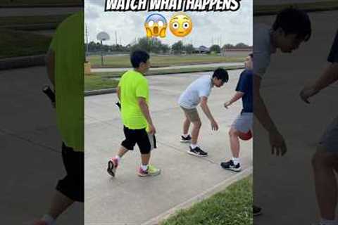 WATCH what happens 😳😱 #tennis #shorts #funny #basketball #tennisballcricket