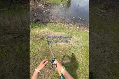 Do you believe in this?!😳 #fishing #shorts