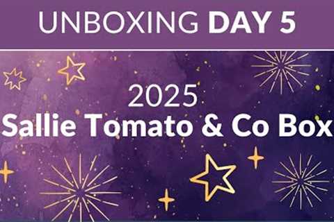 Unboxing Day 5 of the 2025 Sallie Tomato &amp; Co Advent Box!