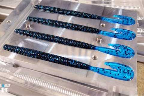 NEW MOLD DAY! Angling Ai AR Worm Pour &amp; Test + Bait Makers Blog