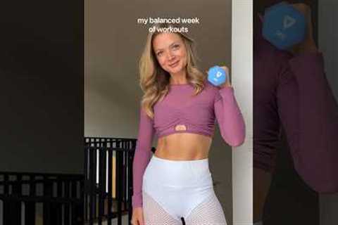 my workout plan every week: 3 home workouts, 2 runs, 1 stretch and 1 full rest day