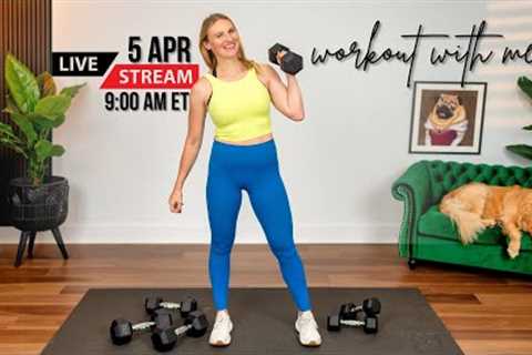30-minute NO REPEAT Full Body Strength Training w/ Dumbbells | GET STRONG!