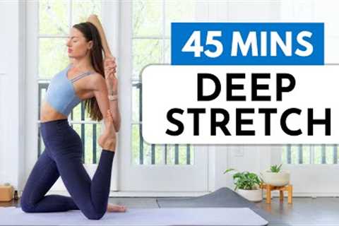 45 Min DEEP Yoga Stretch - Full Body Yoga for Flexibility