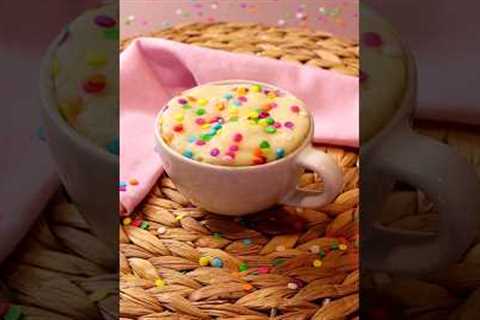 1 Minute Vanilla Mug Cake! 🎂