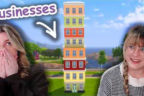 building 8 businesses for 8 sims in the sims 4 | Businesses &amp; Hobbies pt 1