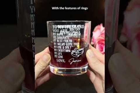 To My Husband You Are My Happily Ever After | Personalized Whiskey Glass
