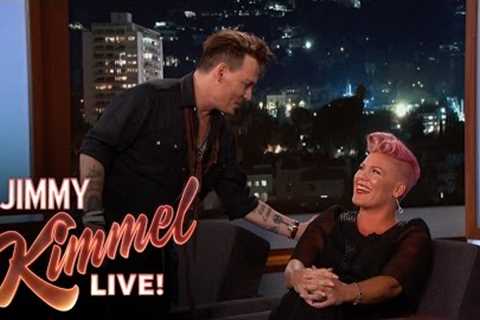 Johnny Depp Surprises P!nk
