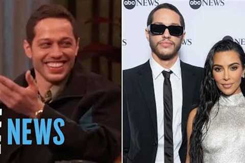 Pete Davidson CRINGES at Mention of Kim Kardashian Romance | E! News