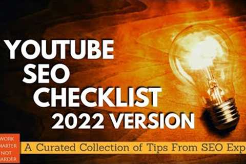 Ultimate Youtube SEO Checklist: Rank Videos Faster Using Proven Tips