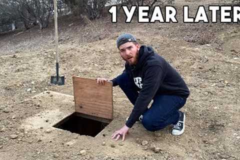 Uncovering my Underground Bunker after an ENTIRE Year..