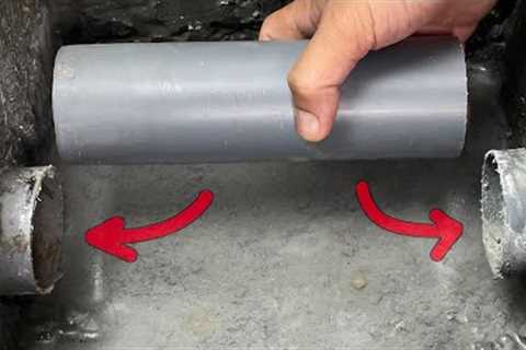 Plumbers Never Want You To Know This! Easy Way To Connect Pipes