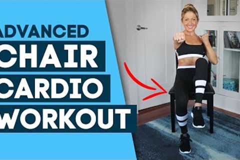 HIIT Workout / Chair Cardio Workout - Chair Exercises (Advanced). PLT Active Collaboration!