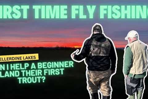 Fly Fishing UK - Beginner Fly Angler - Bung - Ellerdine Lakes - Stillwater Trout