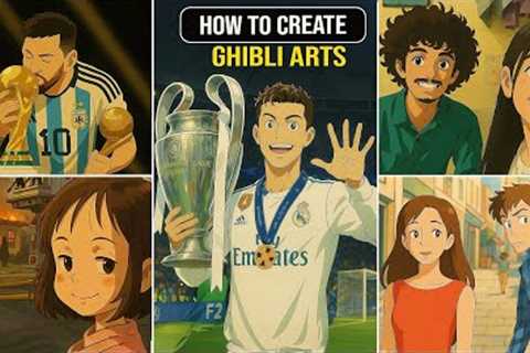 How to Create Trending Ghibli Arts FREE 🔥 | Social Media Viral Cartoon Photo Editing 💯