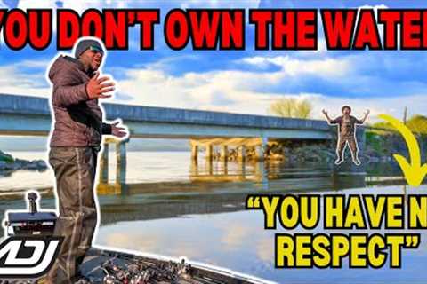 ANGRY FISHERMAN Thinks He OWNS The Water (Redcrest Practice - Lake Guntersville)