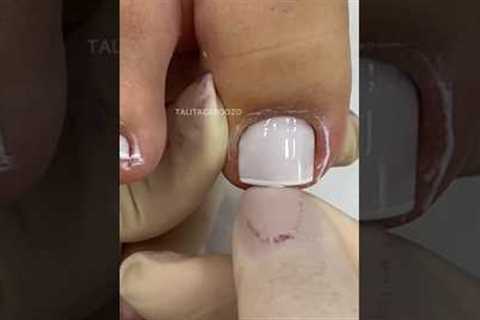 ASMR French manicure white talitacardozo