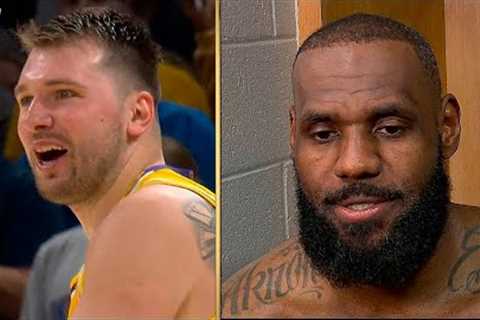 LeBron James on Luka Doncic's Ejection &amp; Loss vs OKC Thunder, Full Postgame Interview