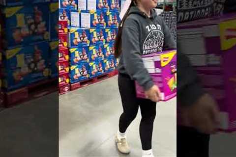 Cutest Baby EVER Goes on a COSTCO Business Center Shopping Spree! #costco  #cute #shopping #shorts