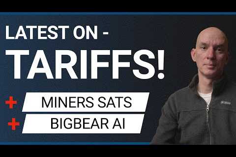 Latest Bitcoin Miners Sats Stats Reviewed! BigBear AI! Followed by Q&amp;A!