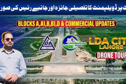 LDA City Lahore Drone Tour: Block-Wise Development Updates & Price Analysis 2025